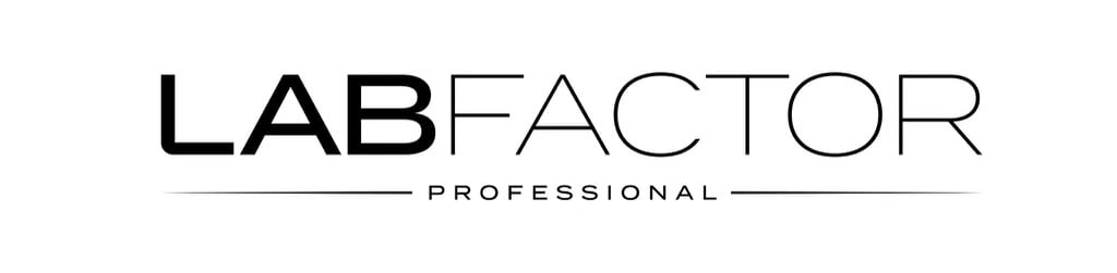 LAB FACTOR Professional black logo