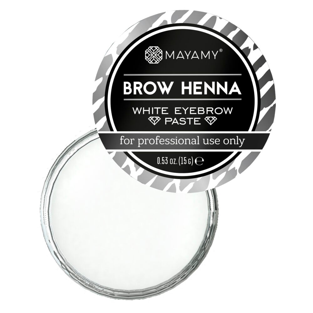 Mayamy Brow Henna White Eyebrow Mapping Paste